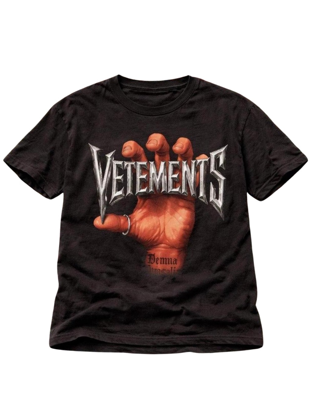 Gildan Vetements Black Graphic T-Shirt